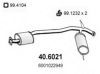 RENAU 6001022949 Middle Silencer
